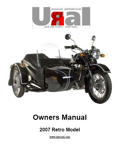 Manual Ural Retro 2007