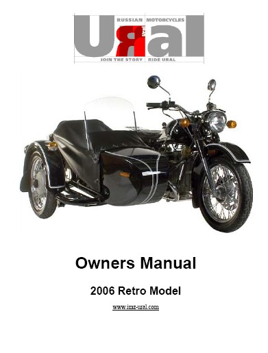 Manual Ural Retro 2006